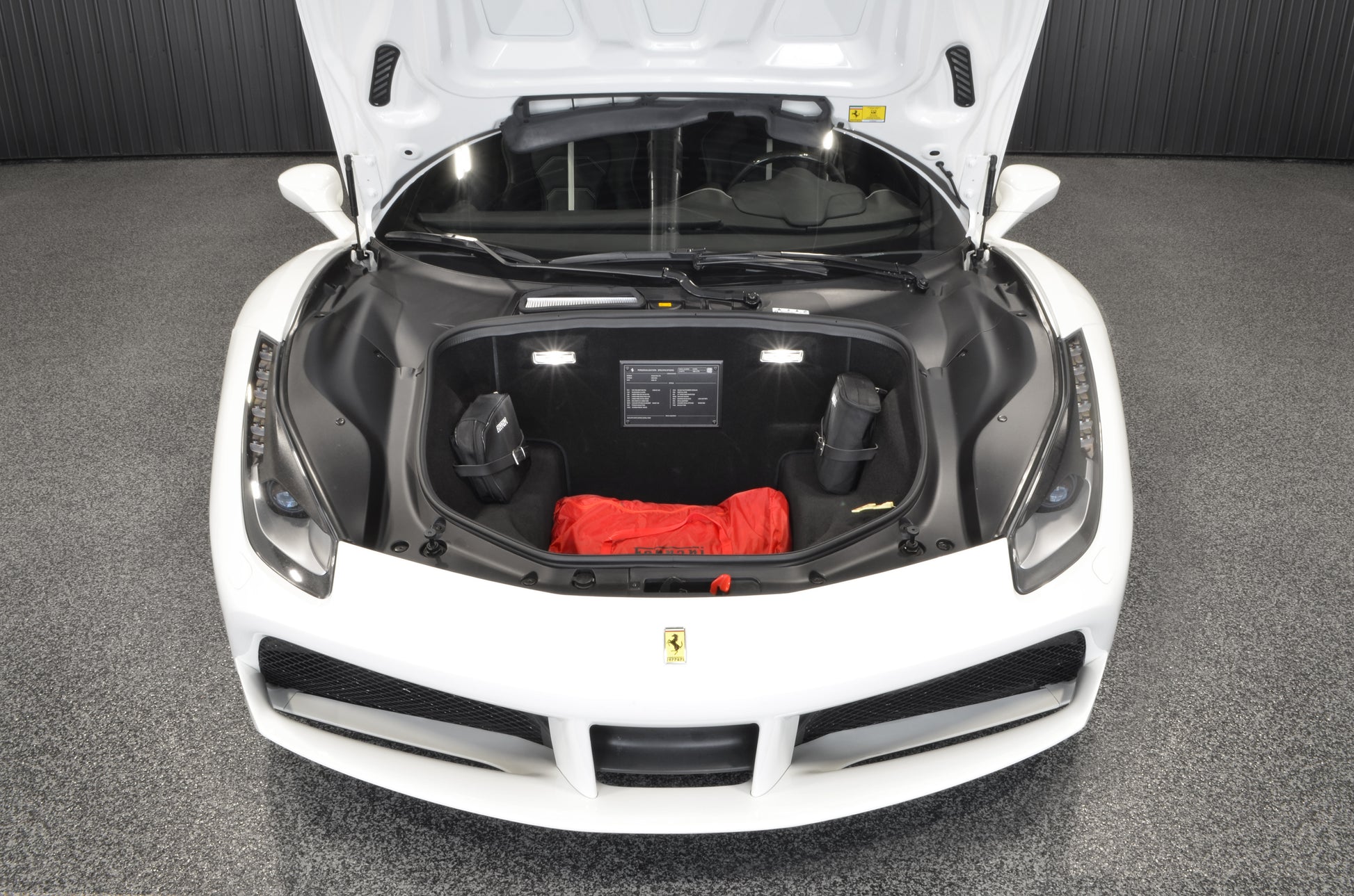 2016 Ferrari 488 GTB White frunk